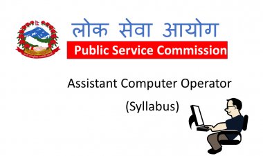 Assistant Computer Operator-Syllabus ( Updated:2022-04-17)
