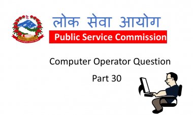 Computer Operator Questions-Part 30